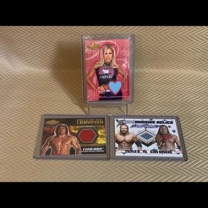 WWF trading cards, 3 card lot
